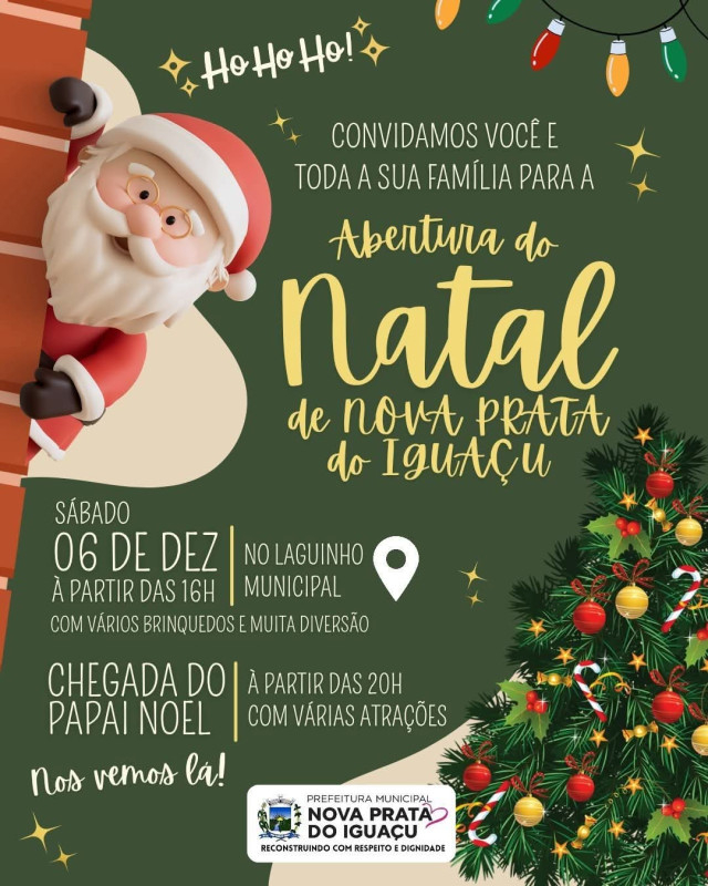 Abertura de Natal de Nova Prata do Iguaçu