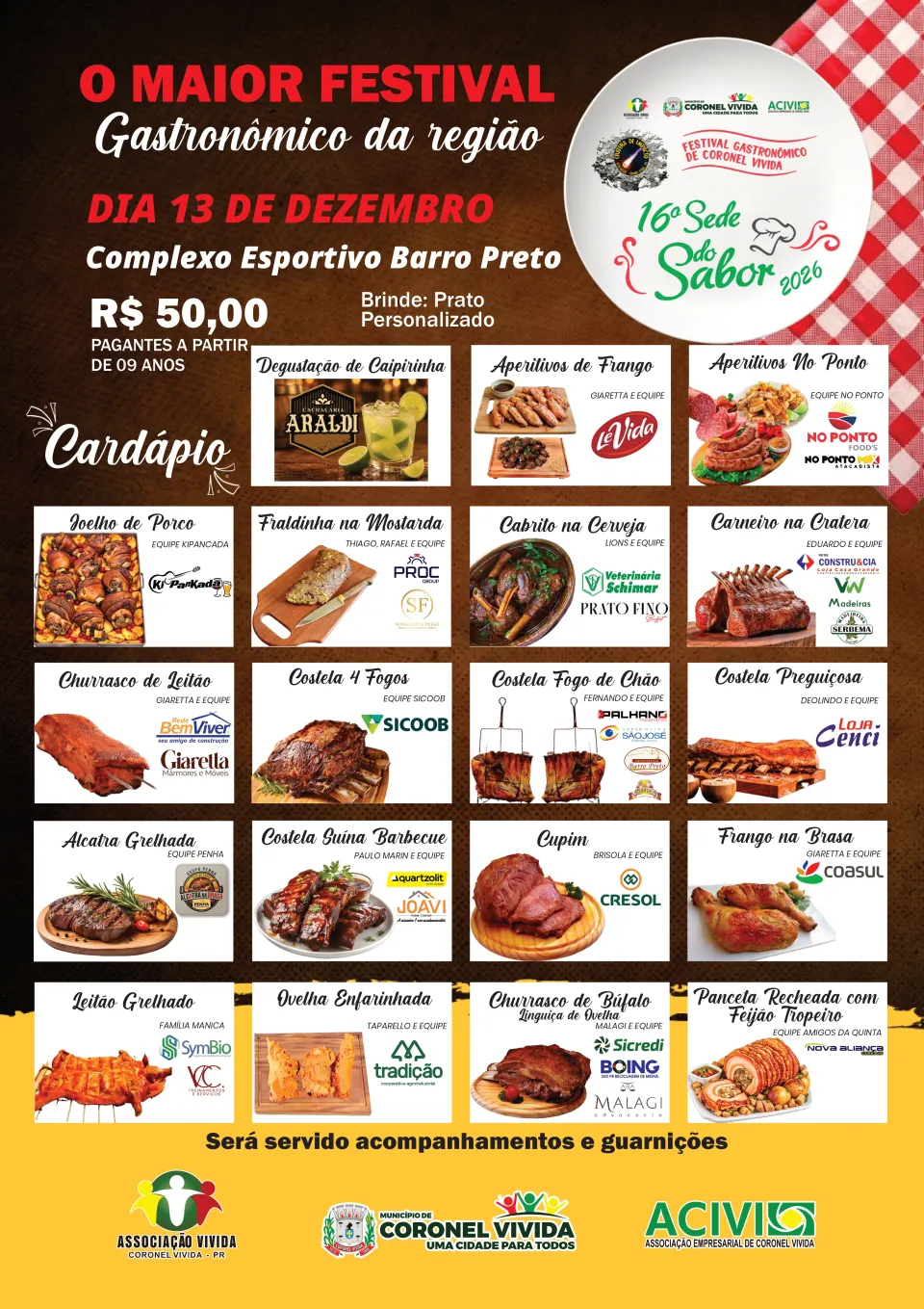 Festival Gastronômico Sede do Sabor
